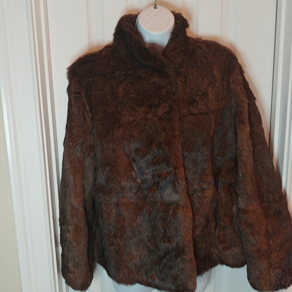 Vtg Rabbit fur jacket